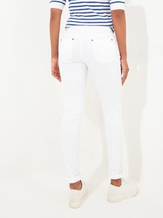 Joe Browns Stretch Denim Slim Straight Jeans in White at Nordstrom, Size 24