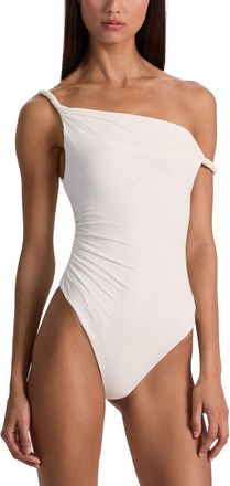 Alice & Olivia Alice + Olivia Bianca Twist Off Shoulder Bodysuit