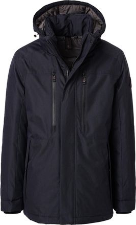 Casamoda Casa Moda effen donkerblauwe winterjas normale fit