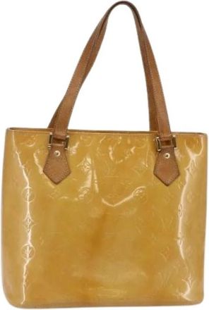 Louis Vuitton Pre-owned Leren Tote Bag - Dames - Vintage Shopper - Geel - ONE Size - Leer - Vintage