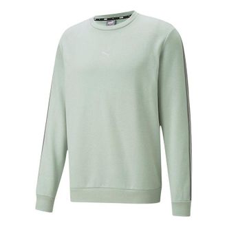 Puma Metallic Nights Crew Sweatshirt Olive Green WHite 587141-49