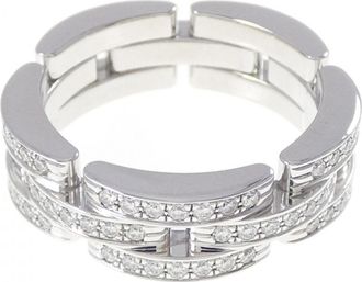 Cartier White Gold White Gold (18K) Band Ring (Pre-Owned)