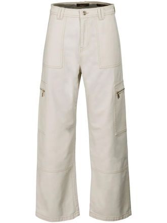 Moorer Straight broek - Beige