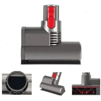 OEM Mini Cepillo Motorizado Turbo Para Colchones Compatible Con Dyson V8, V10 Y V11, Cepillo De Liberaci&oacute;n R&aacute;pida Para Sof&aacute;, Asiento De Coche, Sill&oacute;n, Eli