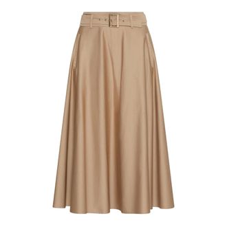 Marella Mlltappeto Midi Skirt - female - Marella - Midi Skirts - Beige - S - Skirts