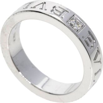 Bulgari White Gold (18K) Band Ring (Pre-Owned)
