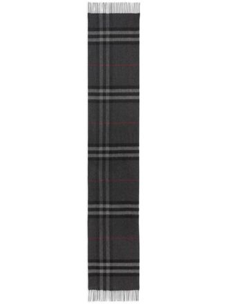 Burberry The Classic Check cashmere scarf - unisex - Cashmere - OS - Grey