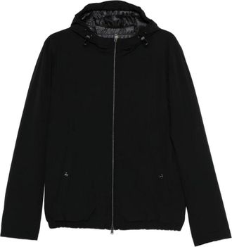 Herno Zwarte Parka voor Mannen Aw 25 - Heren - Zomerjassen - Zwart - 2XL - Jassen