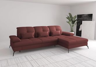 Sit&more Ecksofa »Amica, L-Form, inkl. Sitztiefenverstellung & Armteilverstellung« wahlweise mit Bettfunktion, Bettkasten und Kopfteilverstellung