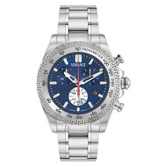 Versace Chrono X Quartz Blue Dial Mens Watch VE9K00324
