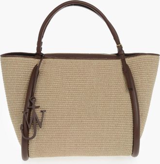 J.W.Anderson Raffia Tote Bag THE BUMPER 31 With Leather Trims J.W.Anderson
