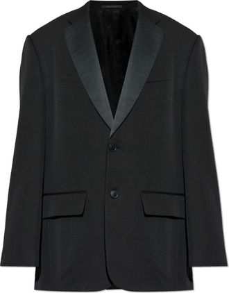 Balenciaga Folded Blazer - Heren - Blazers - Zwart - M - Wol - Jassen