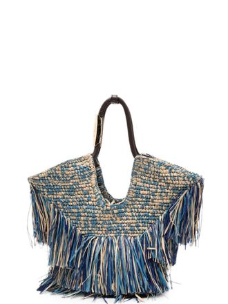 Zimmermann Kleine Goldentime-Tasche von Zimmermann aus Raffiabast