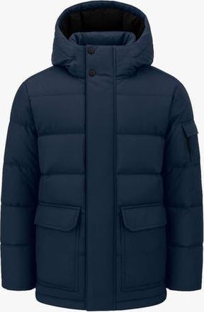 Quartz Co. ALEXANDER | Hooded Recycled Down Winter Jacket in True Navy at Nordstrom, Size Xx-Large