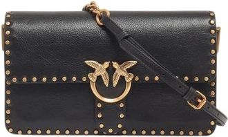 Pinko Love One Classic New Buckle - - Bags - Donna - Nero - ONE SIZE