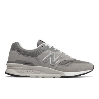 New Balance Sneaker NEW BALANCE 997H, Herren, Gr. 40,5, grau, Leder, Textil, Schuhe Sneaker