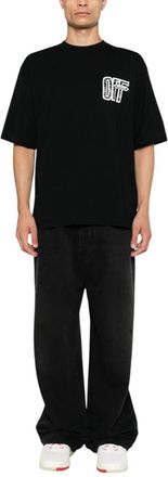 Off-white Black Crew Neck T-Shirt