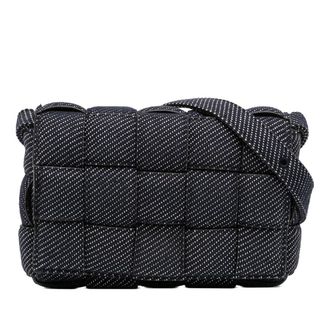 Bottega Veneta Pre-owned Bottega Veneta Denim Intrecciato Cassette Padded Crossbody BO9937549E
