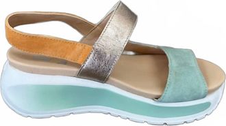 Callaghan Womens Pesca Off Sandals In Green
