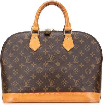 Louis Vuitton Pre-owned Handbags, female, Brown, Size: ONE SIZE Pre-owned Leather Top Handle Bag