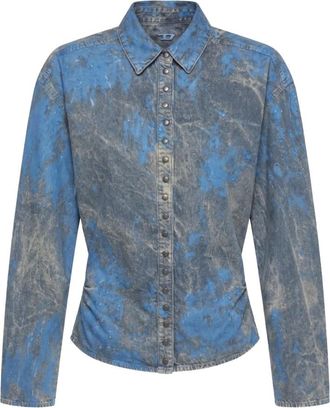 Diesel De-Plazy-Fsj 1 Camisa - Blouses & Shirts - Mujer - Azul - XS
