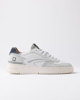 D.A.T.E. torneo pure vintage calf white-blue