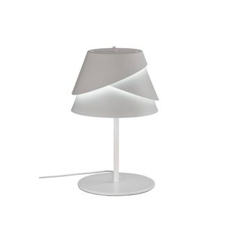 Netlighting Alboran Table Lamp 1x40W (No Inc) Alumimium Iron in White