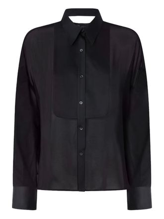 Pinko pleated-panel shirt - Black