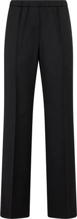 PESERICO Loose Broeken - Dames - Wijde Broeken - Zwart - S - Polyester - Broeken