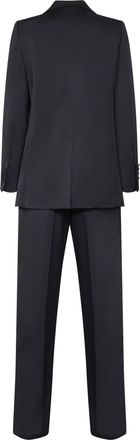 Blanca Vita Womens Midnight Blue Satin Suit Polyester Trouser Suits