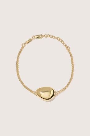 Otiumberg 14kt Gold Vermeil Pebble Bracelet in Yellow Toned Gold at Nordstrom