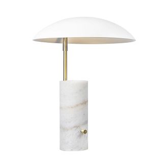 Nordlux Premium Indoor Table Lamp White Marble GU10 Adjustable Shade - Mains Powered, IP20