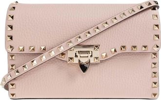 Valentino Garavani Light Pink Rockstud Small Crossbody Bag