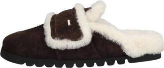 Nubikk Teddy Furry Slip-on - Dames - Schoenen - Bruin - Maat: 41 EU Wol