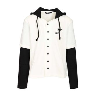 Jacquemus Double-layer baseball tee - male - Jacquemus - Hoodies - White - XL - Sweatshirts & Hoodies