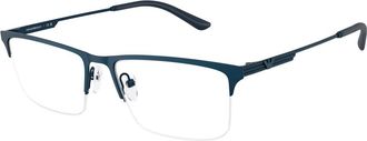 Emporio Armani Stijlvolle Bril Ea 1177 Kleur 3424 - Heren - Brillen - Blauw - 57 MM - Accessoires