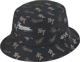 SUPREME SS26 Monogram Crusher Black SUP-SS26-1066-BLK