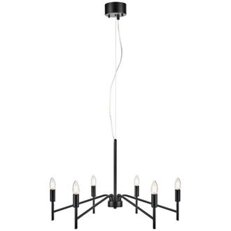 Marksl&ouml;jd Markslojd - Monarch Suspensi&oacute;n De Techo Multibrazo 6 Luces Negro