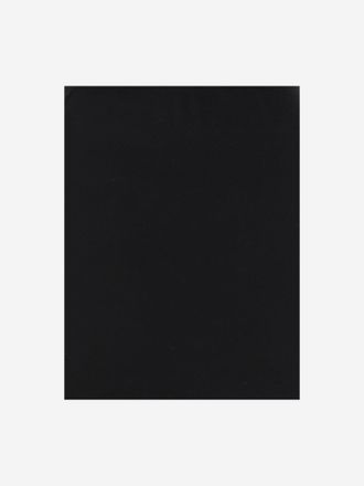 Saint Laurent Womens Wool Blend Pencil Skirt Black