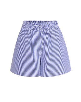 P.A.R.O.S.H. Pinstriped Shorts With Rhinestones