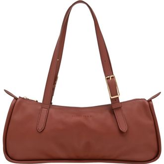 Longchamp Looong East/West Leather Shoulder Bag in Tonka at Nordstrom