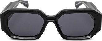 AllSaints Occhiali da sole geometrici - Nero