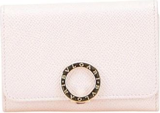 Bulgari Pre-owned Wallets, female, Pink, Size: ONE SIZE Pre-owned Leather wallets