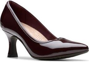 Clarks Kataleyna West Pump - Wide Width Available in Merlot at Nordstrom Rack, Size 10