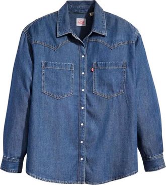 Levi's Dames/Dames Teodora Gebogen Shirt (Denim)