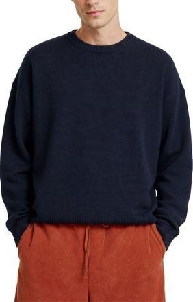 D.RT Oversize Crewneck Sweater in Navy at Nordstrom, Size Xx-Large