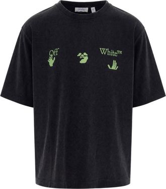 Off-white Black Crew Neck T-Shirt
