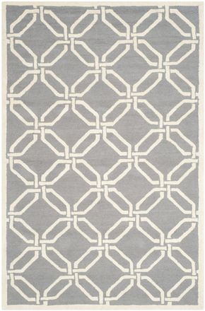 Safavieh Alfombra lana grigio/neutrale 152 x 244 cm