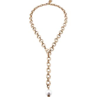 UNOde50 Oval Rhythm Necklace in Gold at Nordstrom