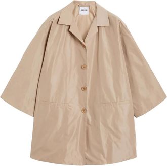 Aspesi Soprabito Over Falena - Dames - Zomerjassen - Beige - M - Nylon - Jassen